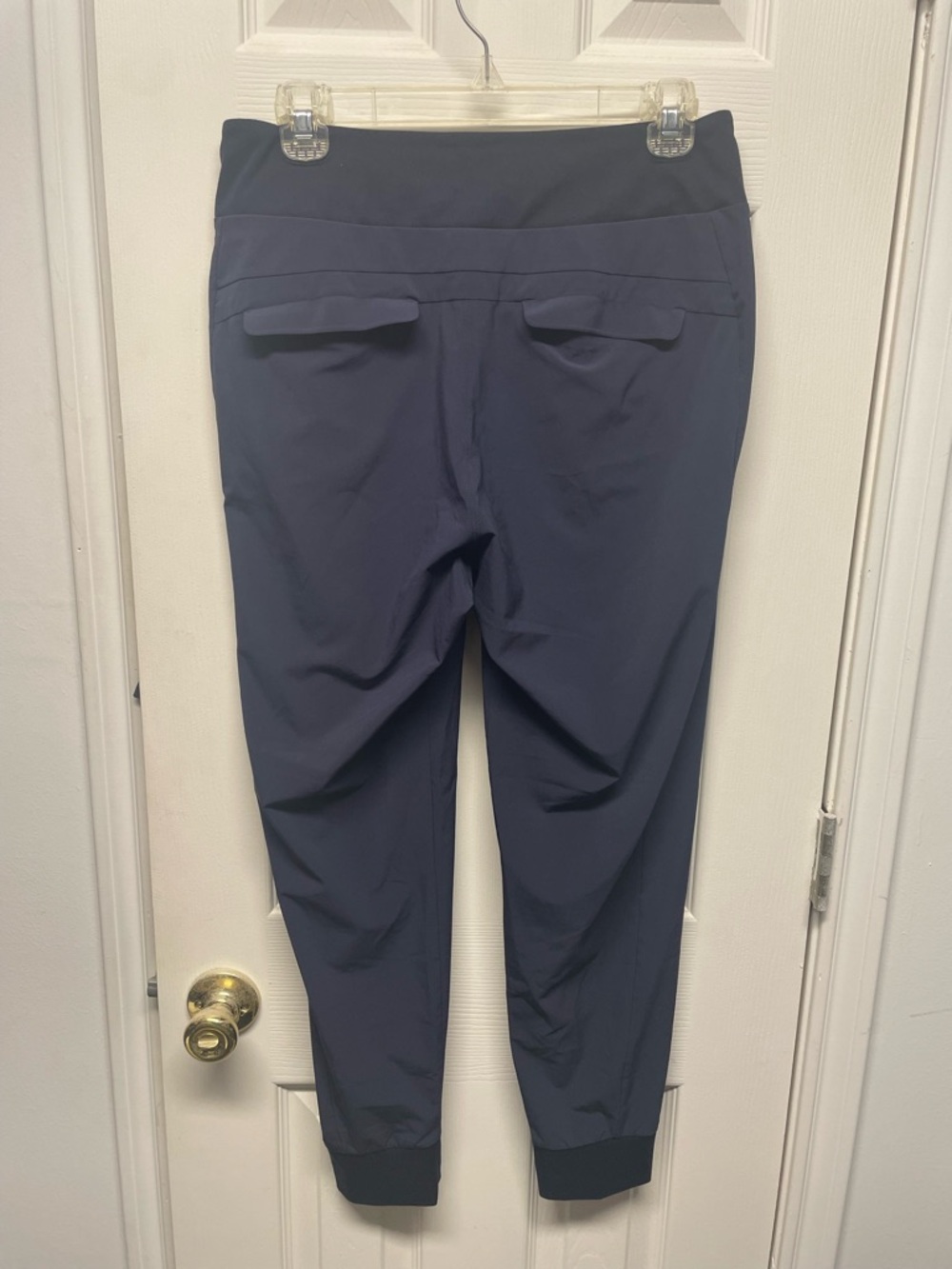 Athleta SoHo Navy Tapered Track Joggers - Picture 3 of 4